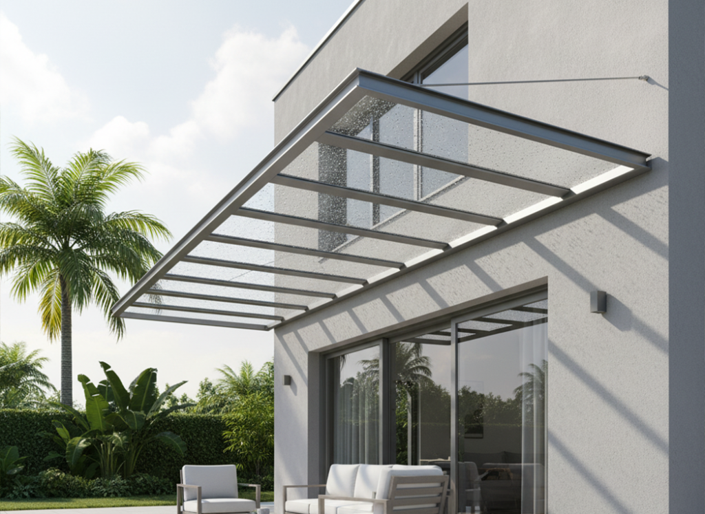 Modern Awnings combine design strength for everyday outdoor comfort use.